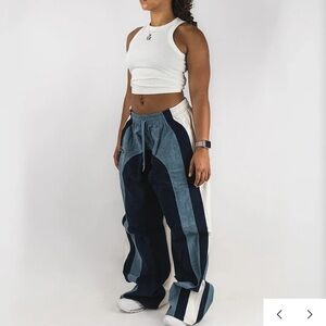 Visionary club Navy and White sweat pants